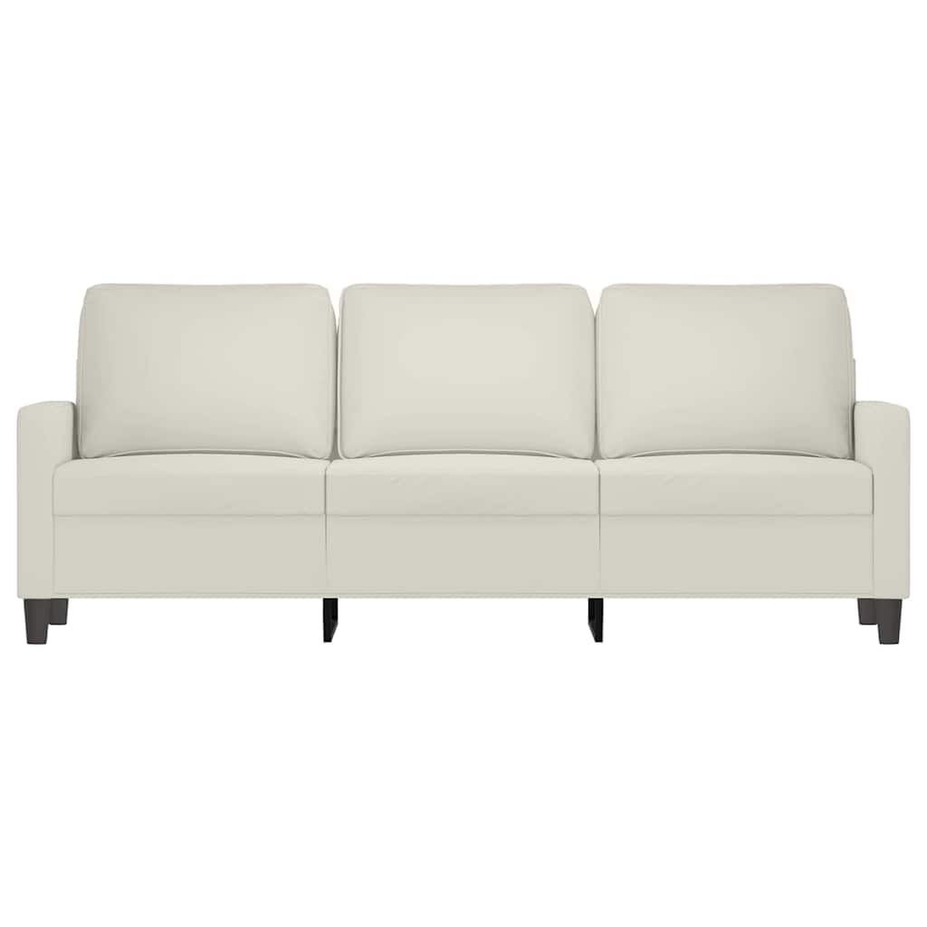 Trosjed od tkanine krem 180 cm baršunasti