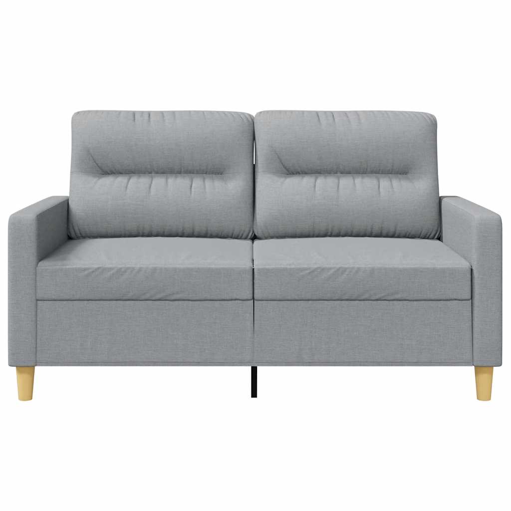 Dvosjed od tkanine svjetlosivi 120 cm