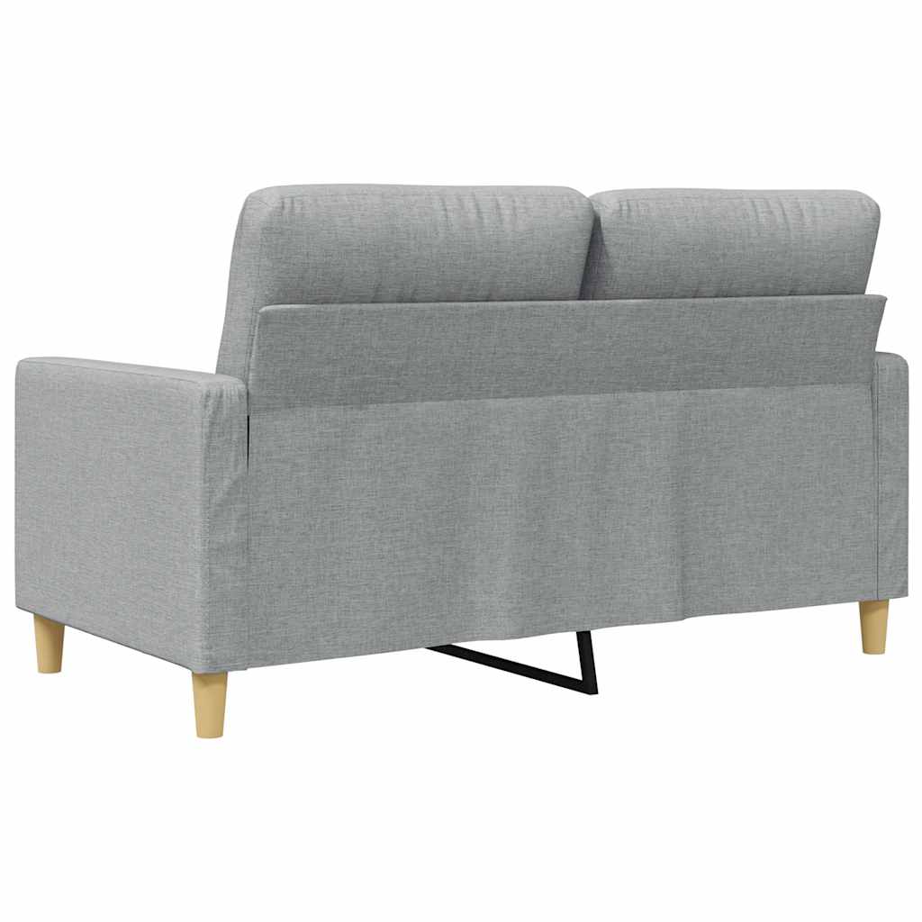 Dvosjed od tkanine svjetlosivi 120 cm