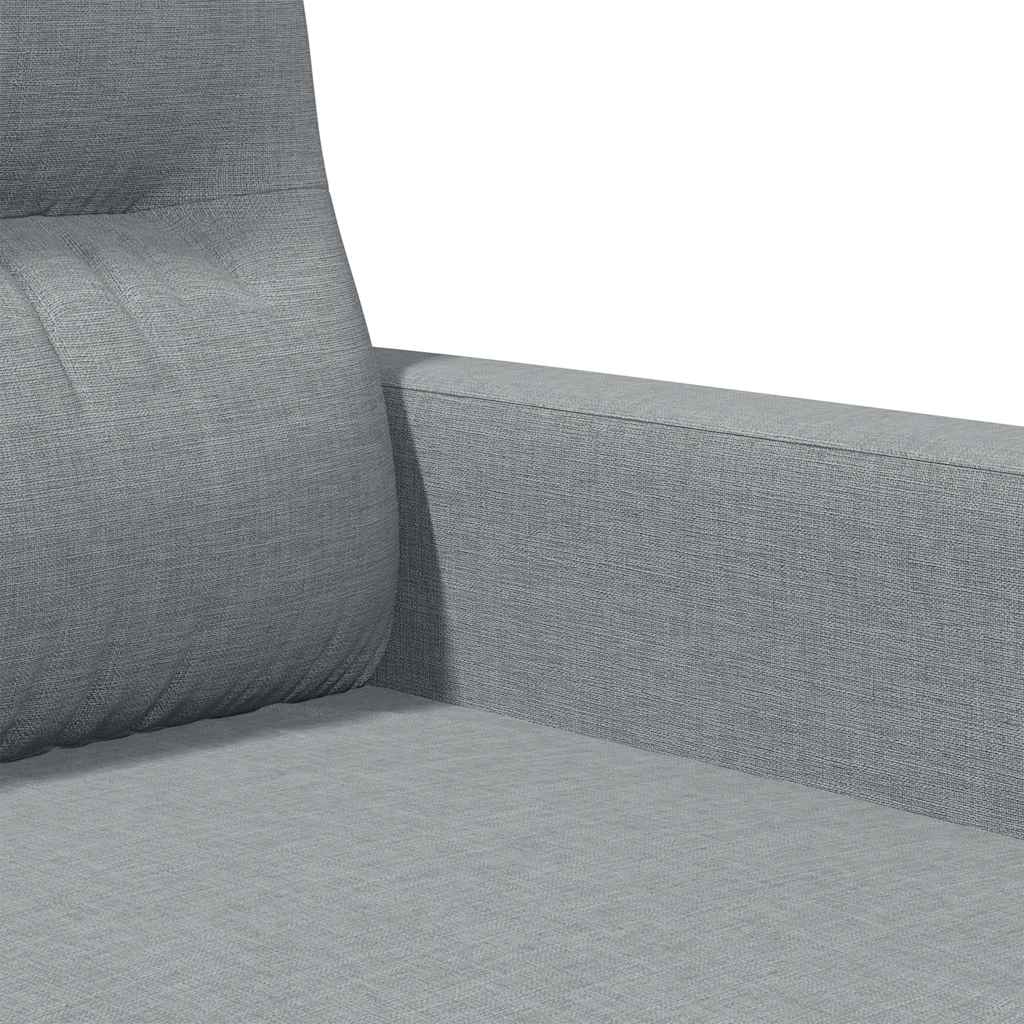 Dvosjed od tkanine svjetlosivi 120 cm