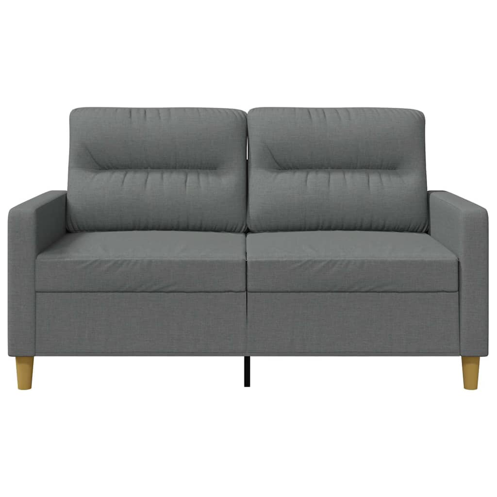 Dvosjed od tkanine tamnosivi 120 cm