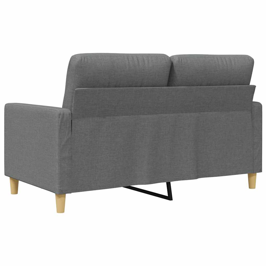 Dvosjed od tkanine tamnosivi 120 cm