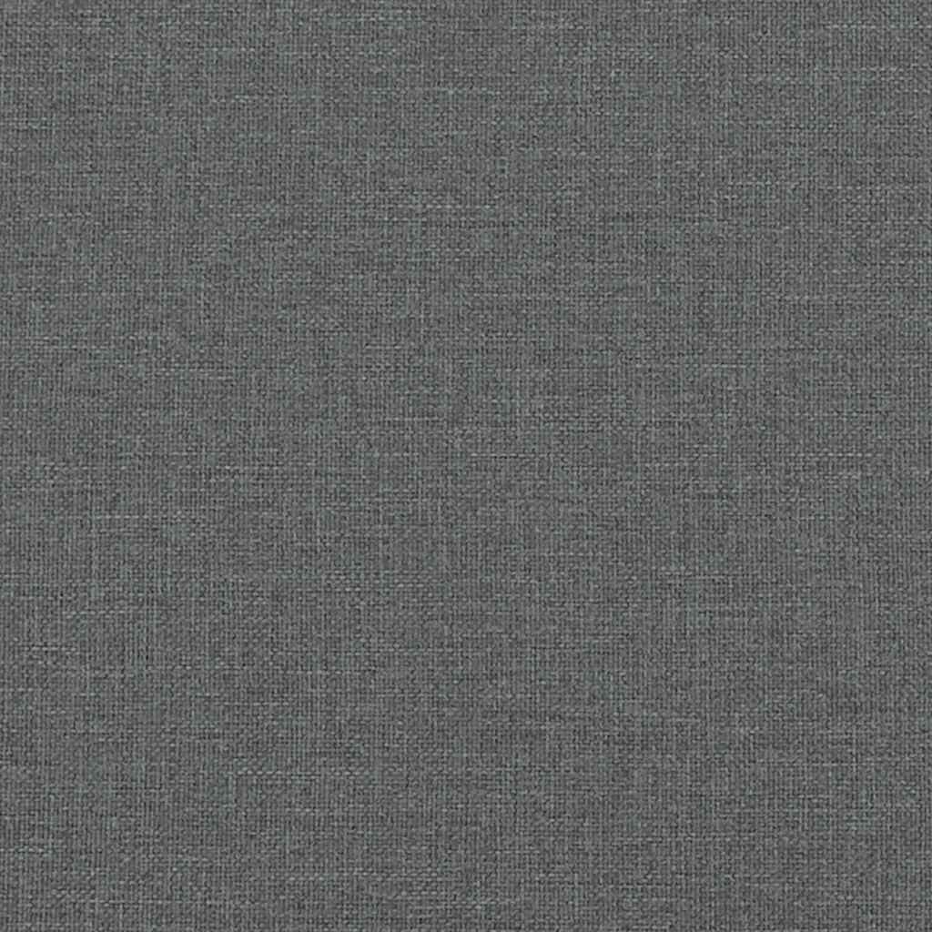 Dvosjed od tkanine tamnosivi 120 cm