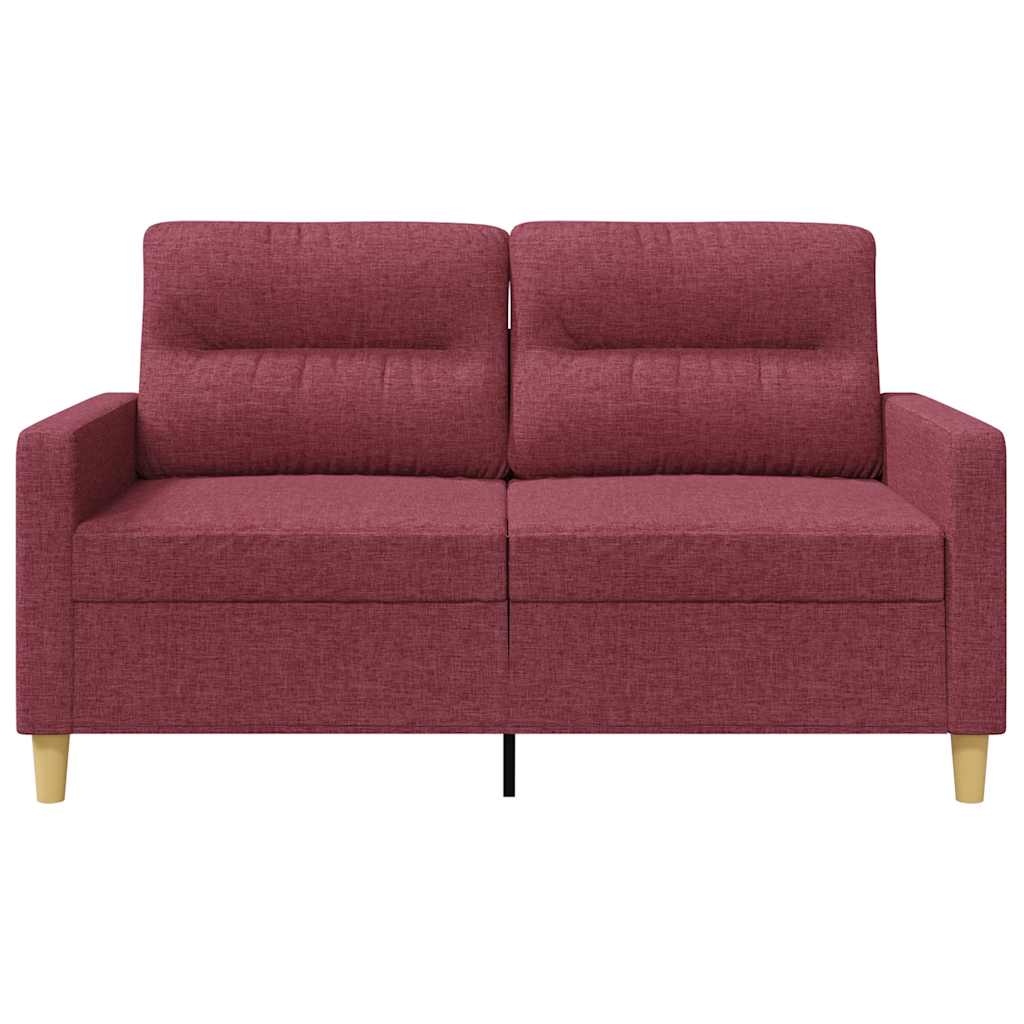Dvosjed od tkanine crvena boja vina 120 cm
