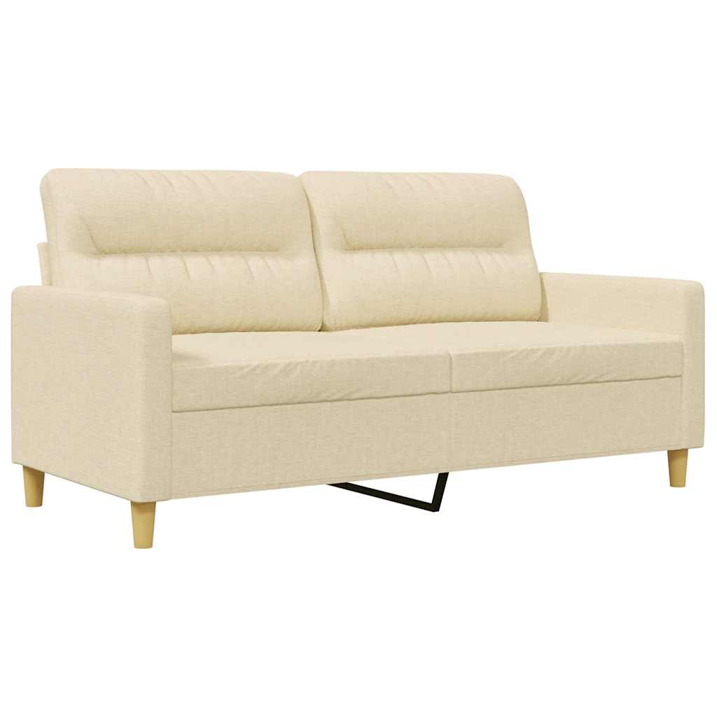 Dvosjed od tkanine krem 140 cm