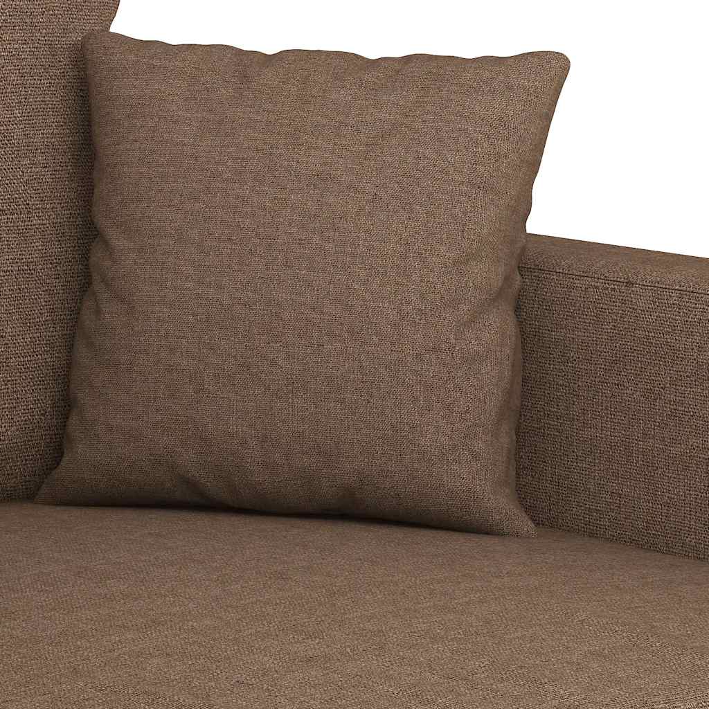 Fotelja smeđa 60 cm od tkanine