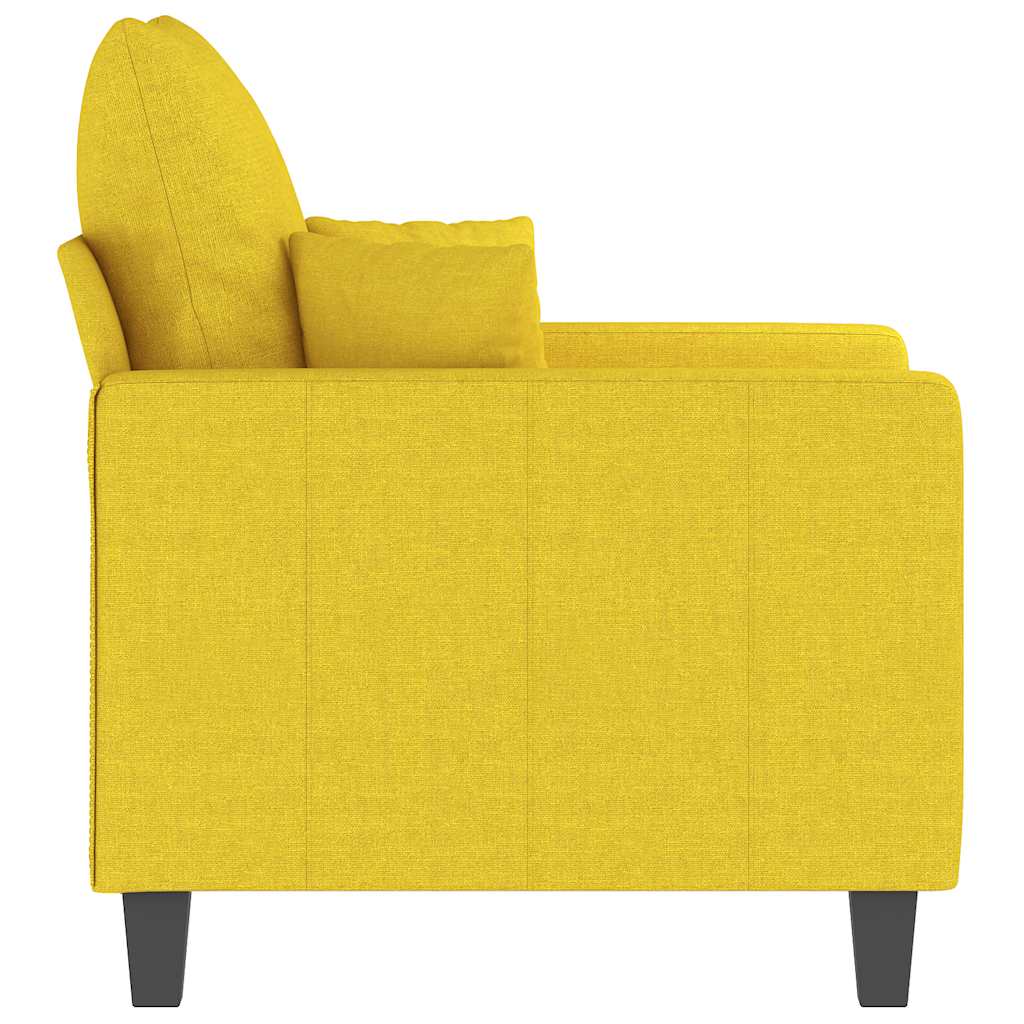 Fotelja Svjetložuta 60 cm od tkanine