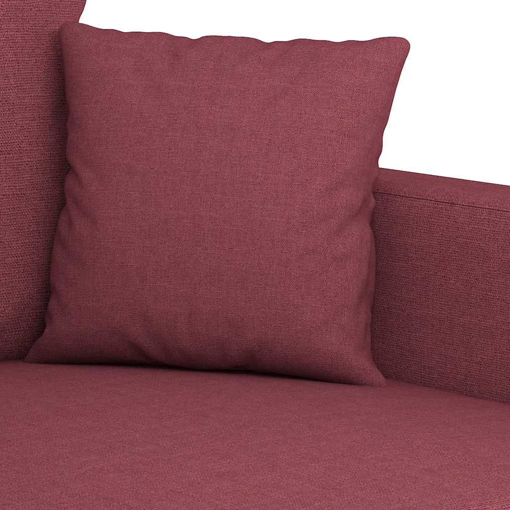 Fotelja crvena boja vina 60 cm od tkanine