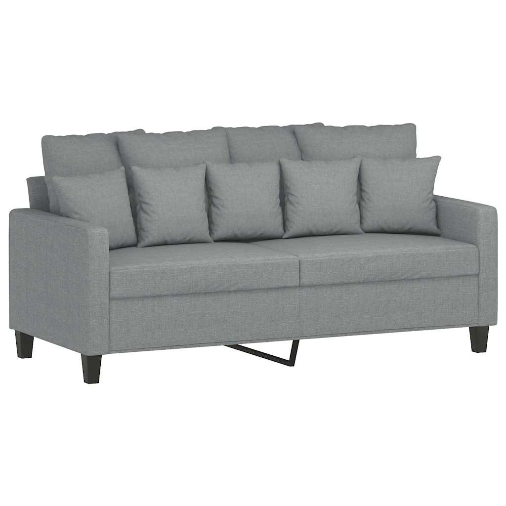 Dvosjed od tkanine svjetlosivi 140 cm