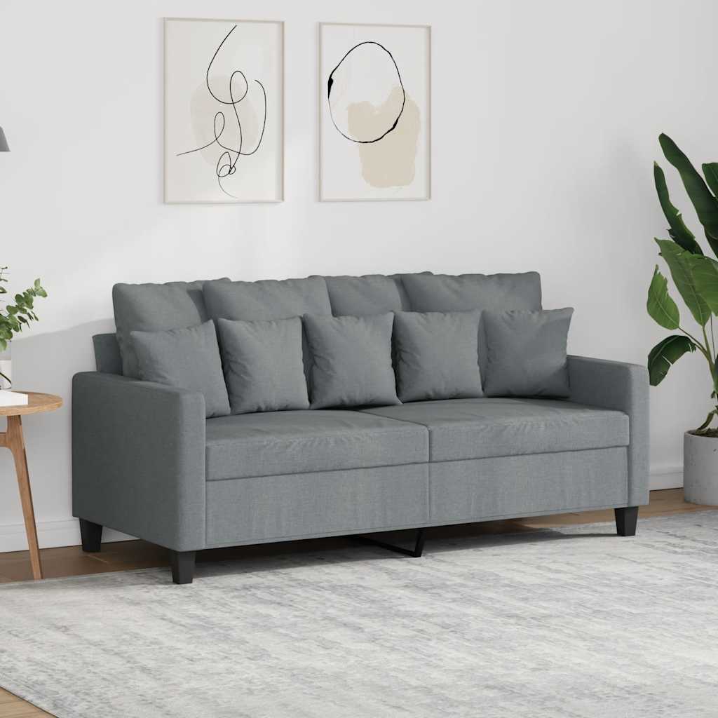 Dvosjed od tkanine svjetlosivi 140 cm