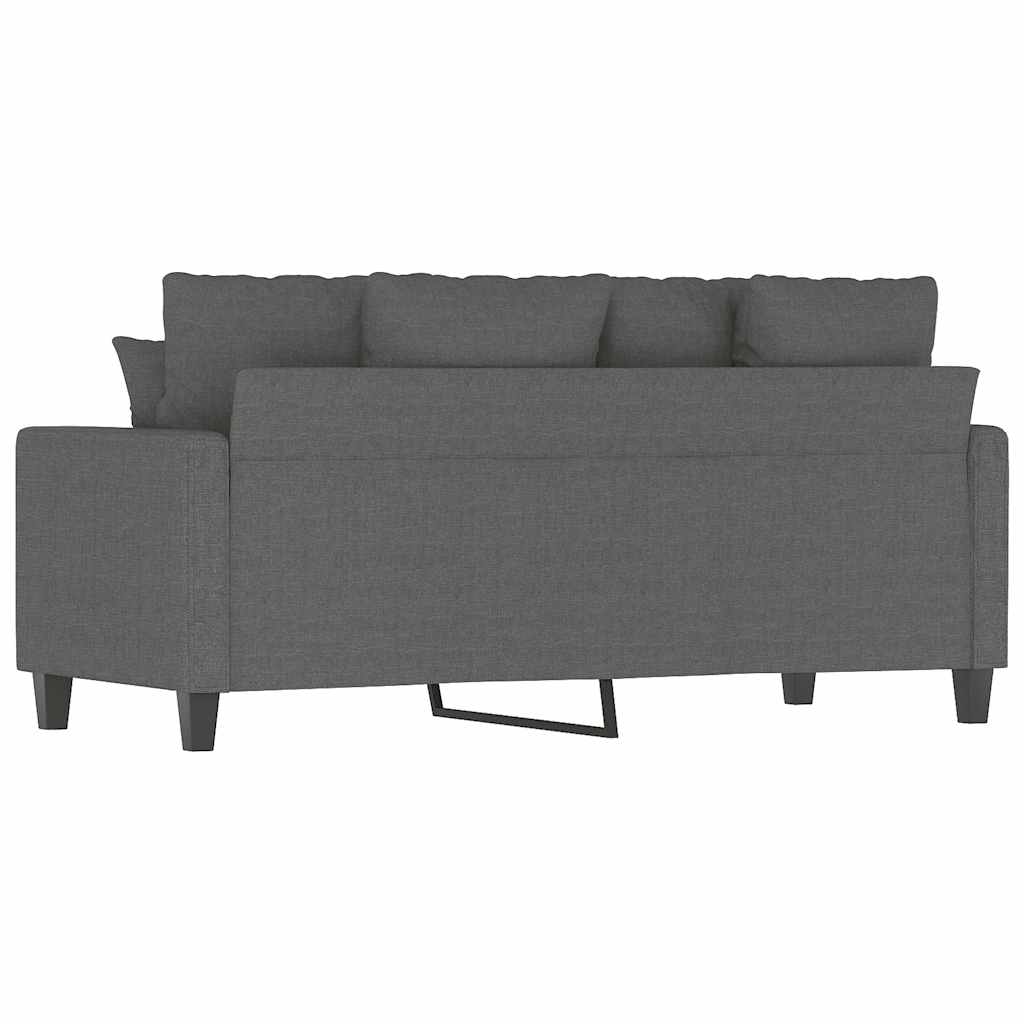 Dvosjed od tkanine tamnosivi 140 cm