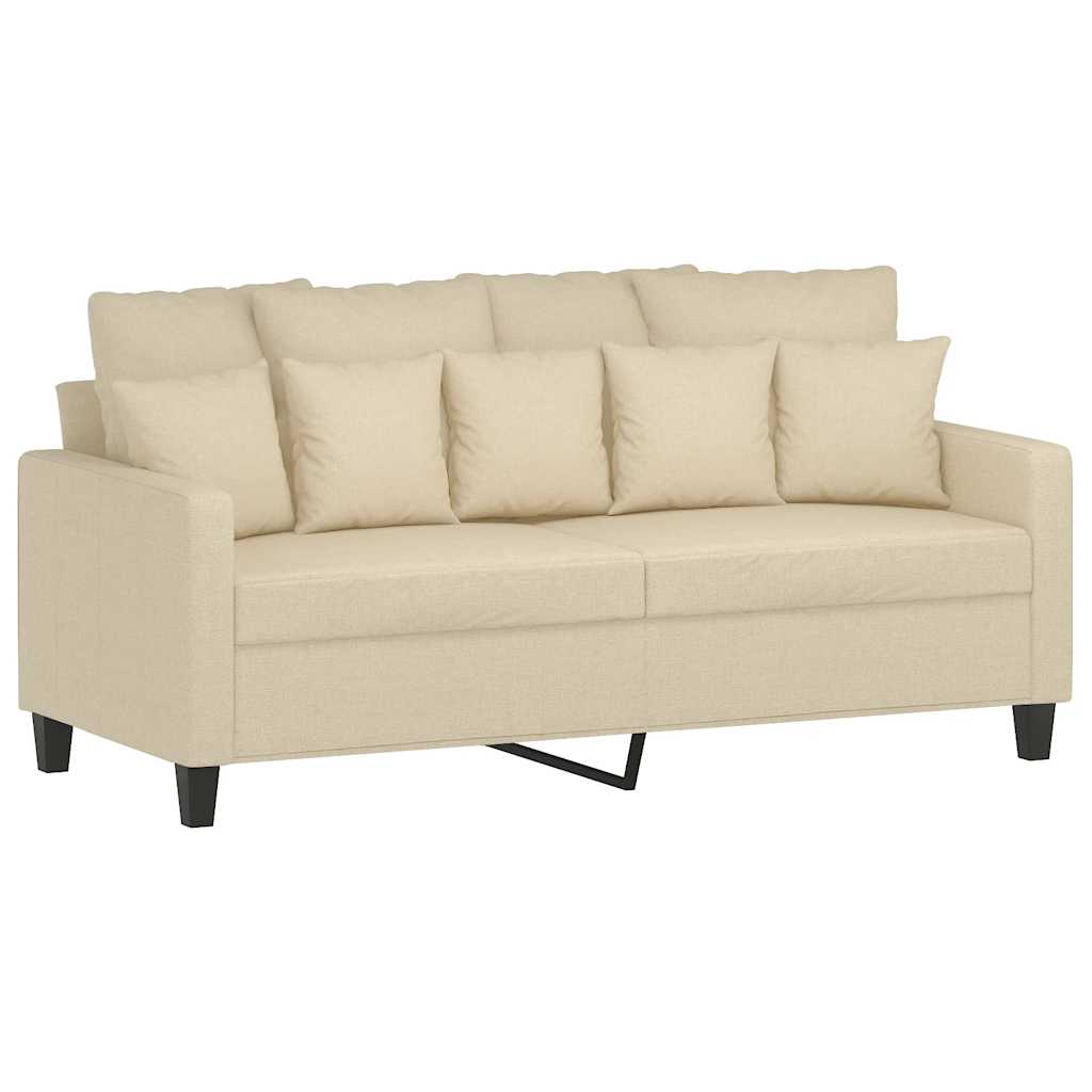 Dvosjed od tkanine krem 140 cm