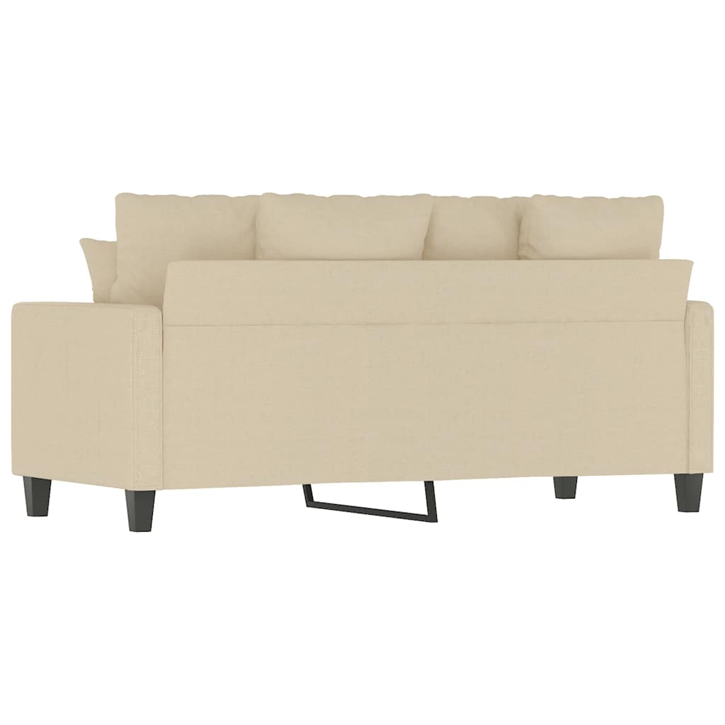 Dvosjed od tkanine krem 140 cm