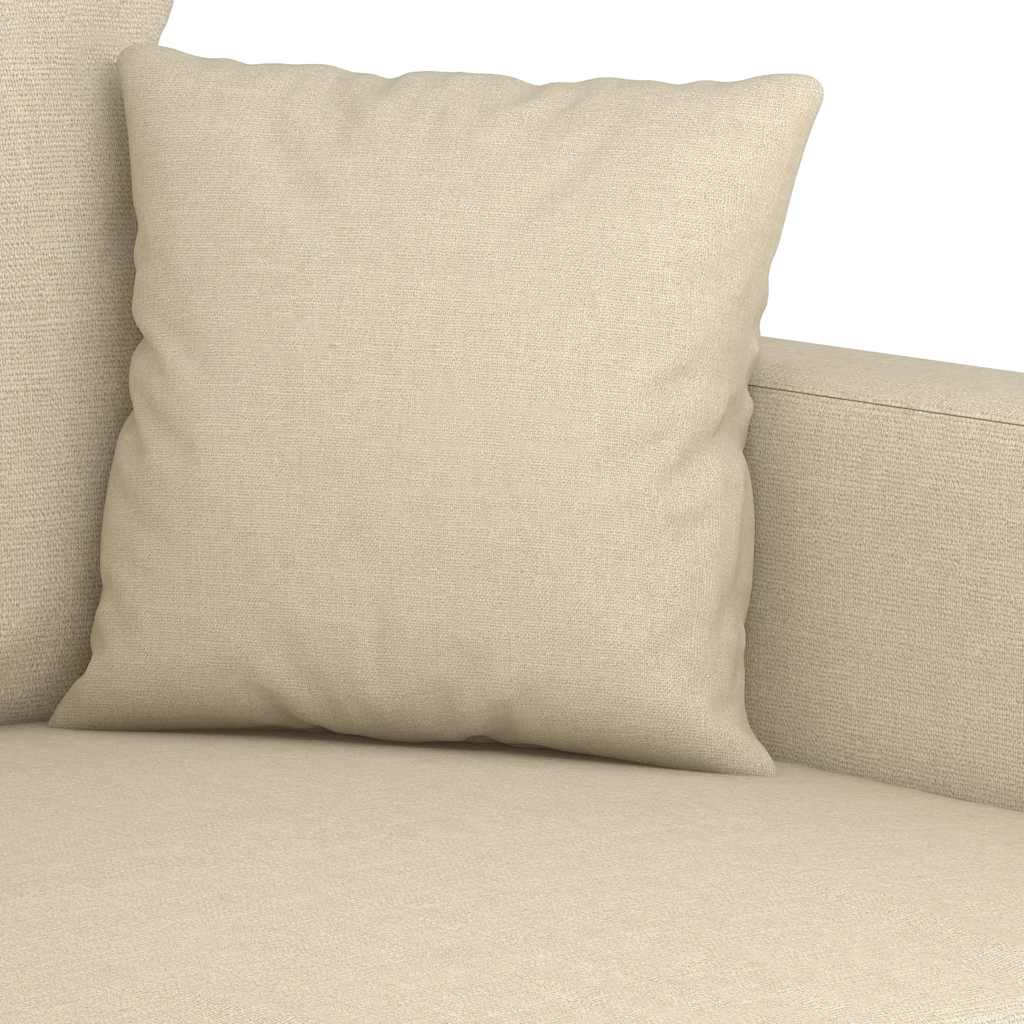 Dvosjed od tkanine krem 140 cm