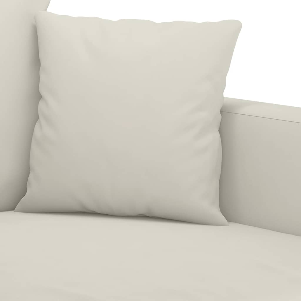 Fotelja krem 60 cm baršunasta
