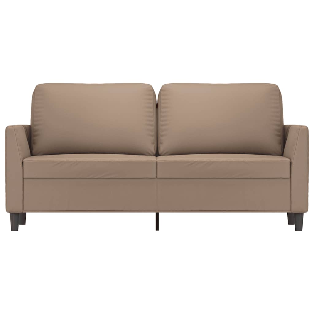 Dvosjed od tkanine cappuccina 140 cm od umjetne kože