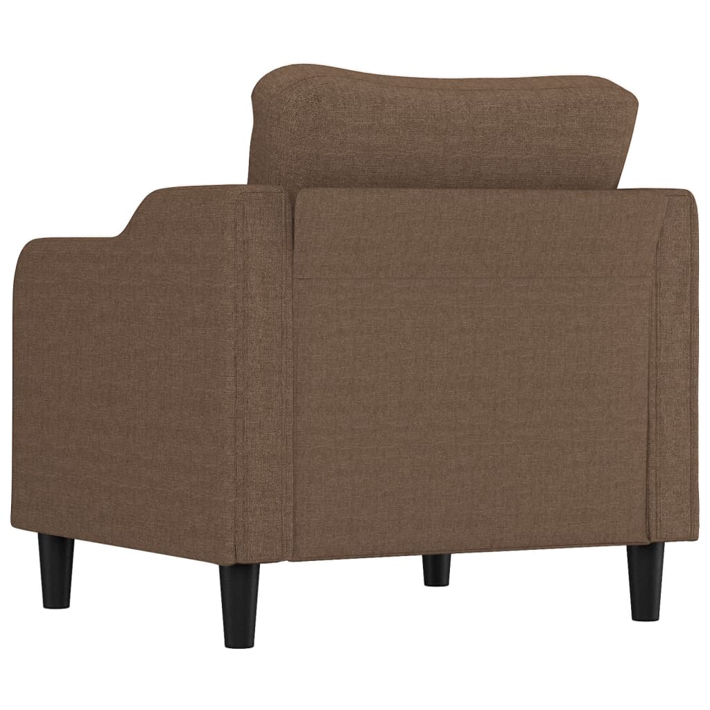 Fotelja smeđa 60 cm od tkanine