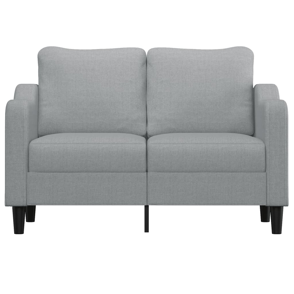Dvosjed od tkanine svjetlosivi 120 cm