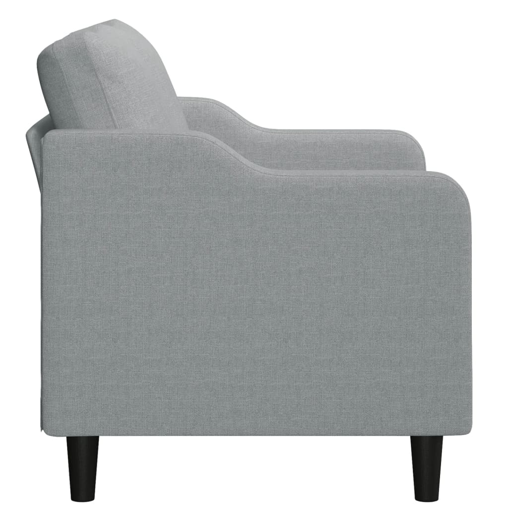 Dvosjed od tkanine svjetlosivi 120 cm