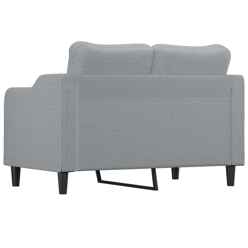 Dvosjed od tkanine svjetlosivi 120 cm