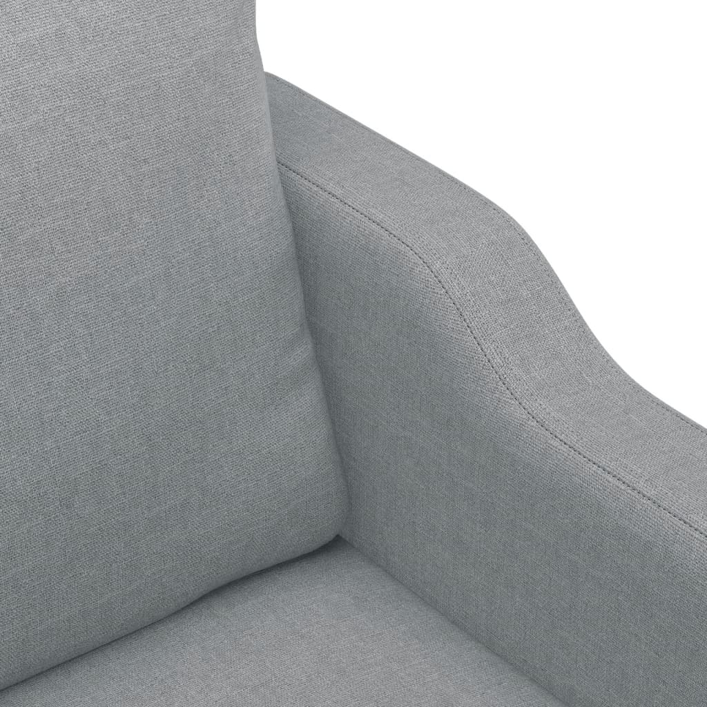 Dvosjed od tkanine svjetlosivi 120 cm