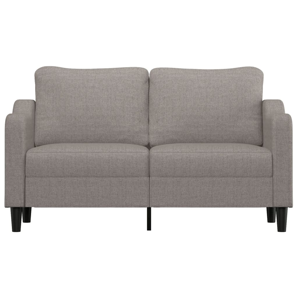 Dvosjed od tkanine smeđesivi 140 cm