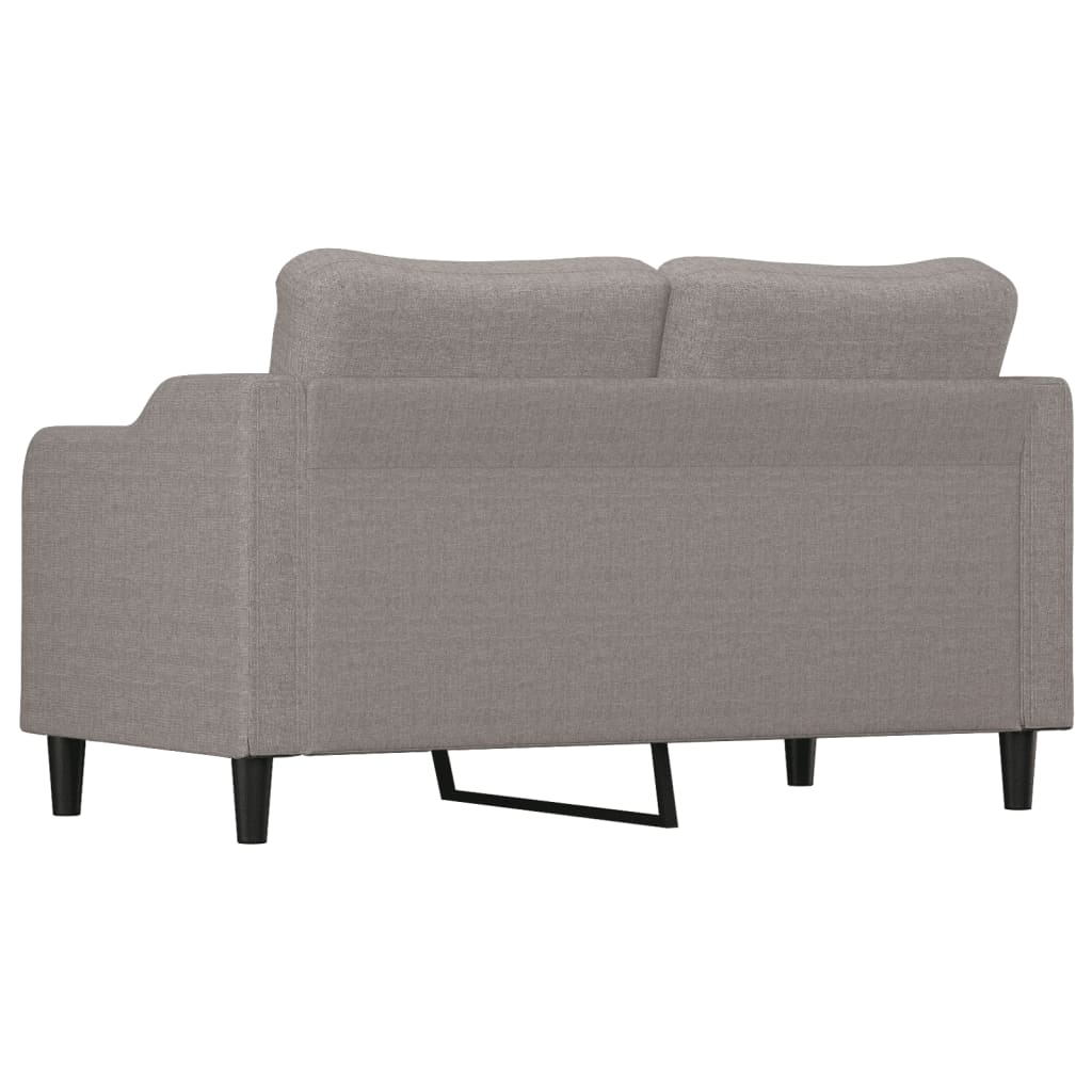 Dvosjed od tkanine smeđesivi 140 cm