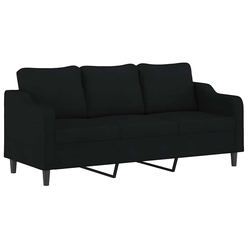 Trosjed od tkanine Crna 180 cm
