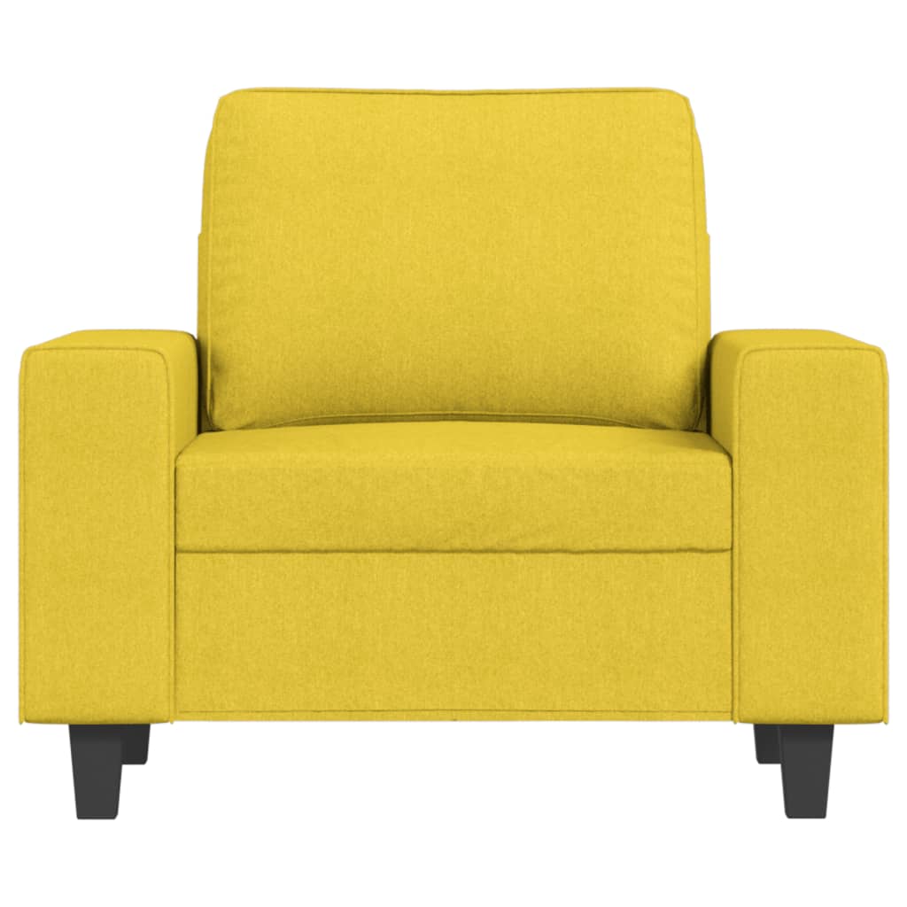 Fotelja Svjetložuta 60 cm od tkanine