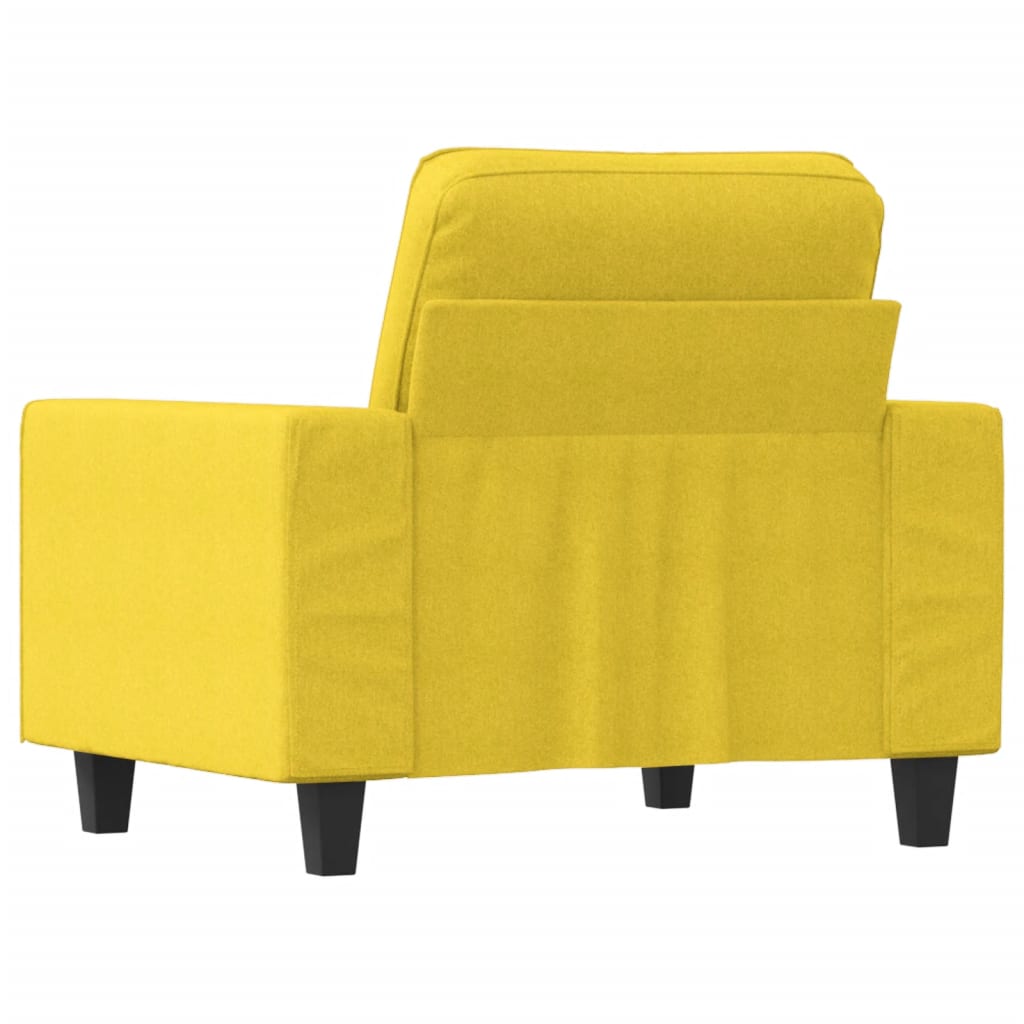 Fotelja Svjetložuta 60 cm od tkanine