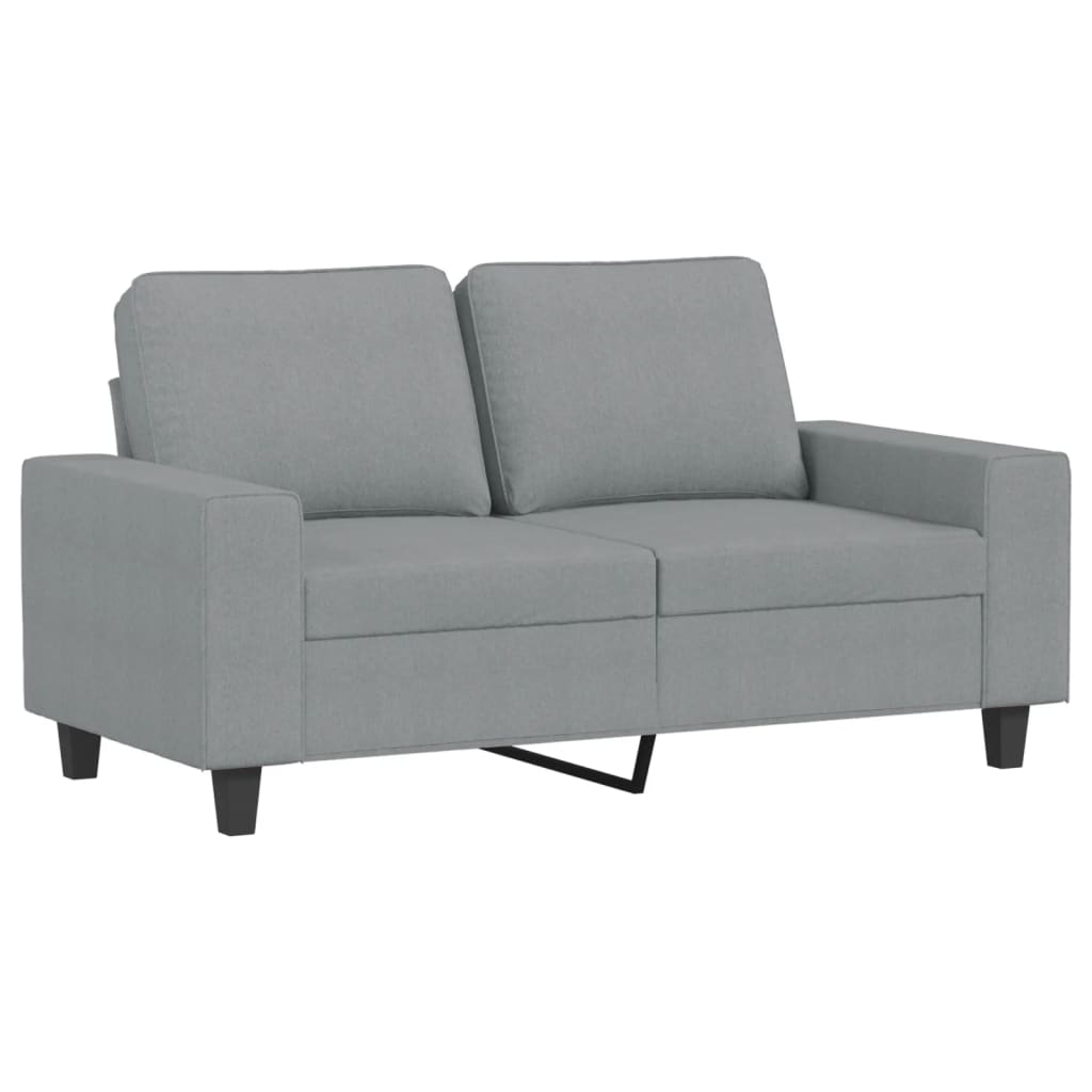 Dvosjed od tkanine svjetlosivi 120 cm