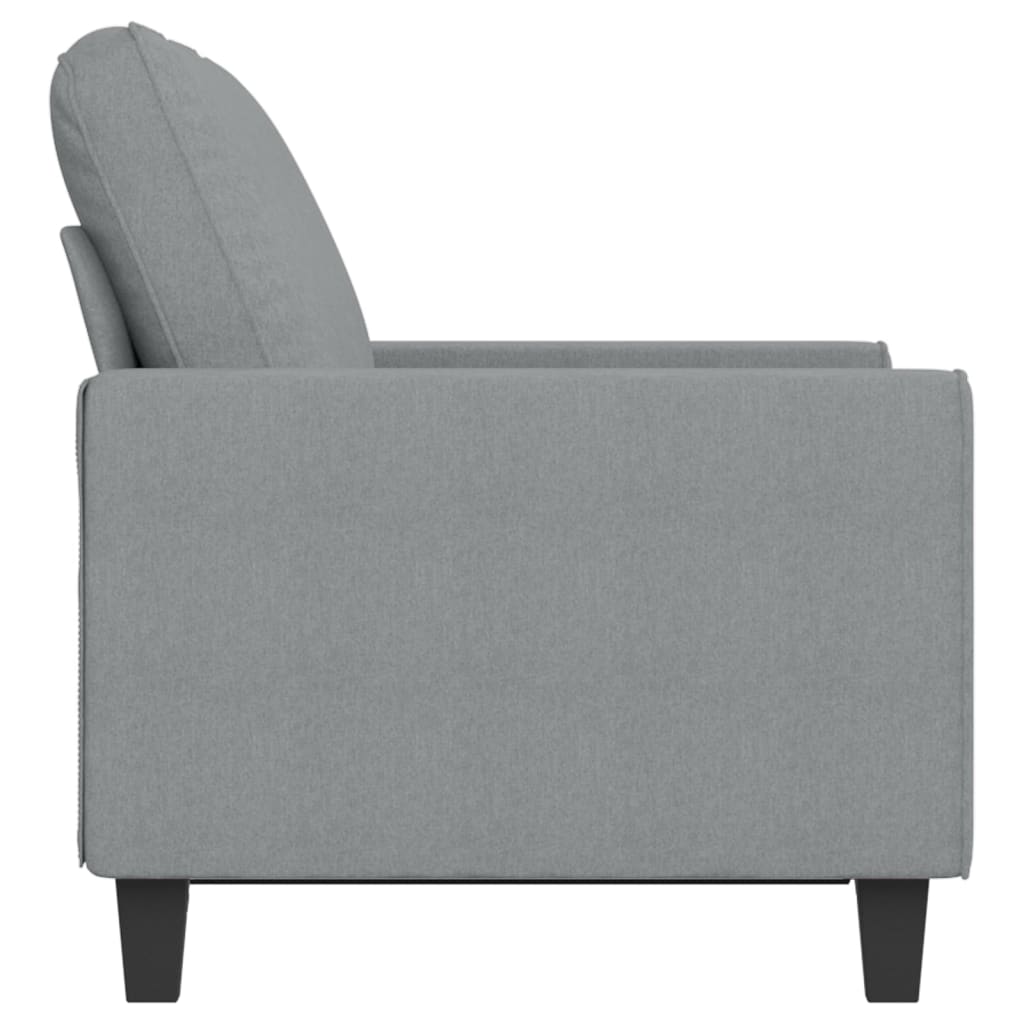 Dvosjed od tkanine svjetlosivi 120 cm