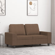 Dvosjed od tkanine smeđi 120 cm