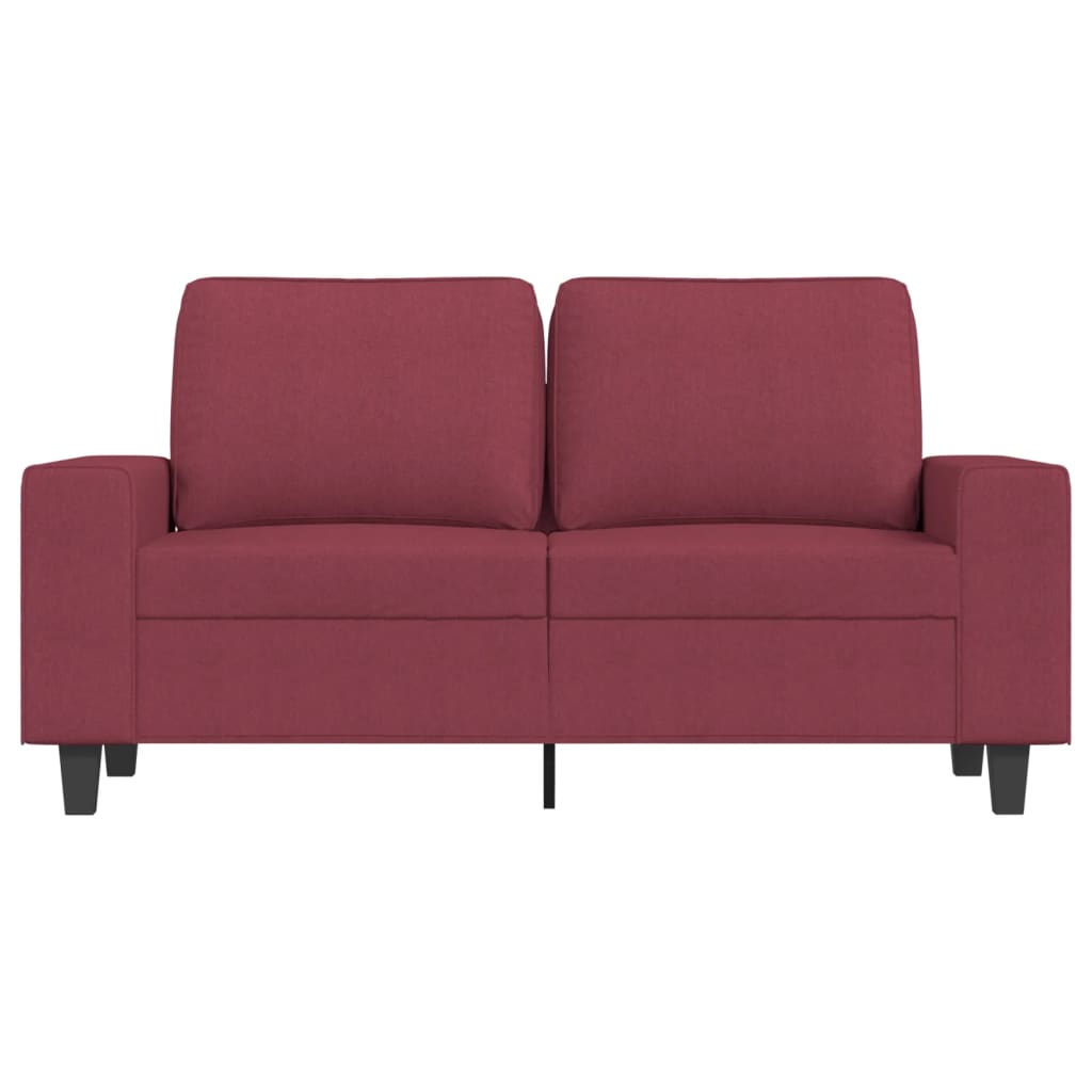 Dvosjed od tkanine crvena boja vina 120 cm
