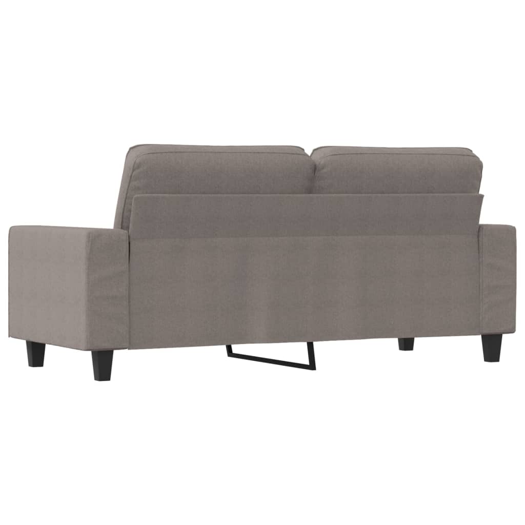 Dvosjed od tkanine smeđesivi 140 cm