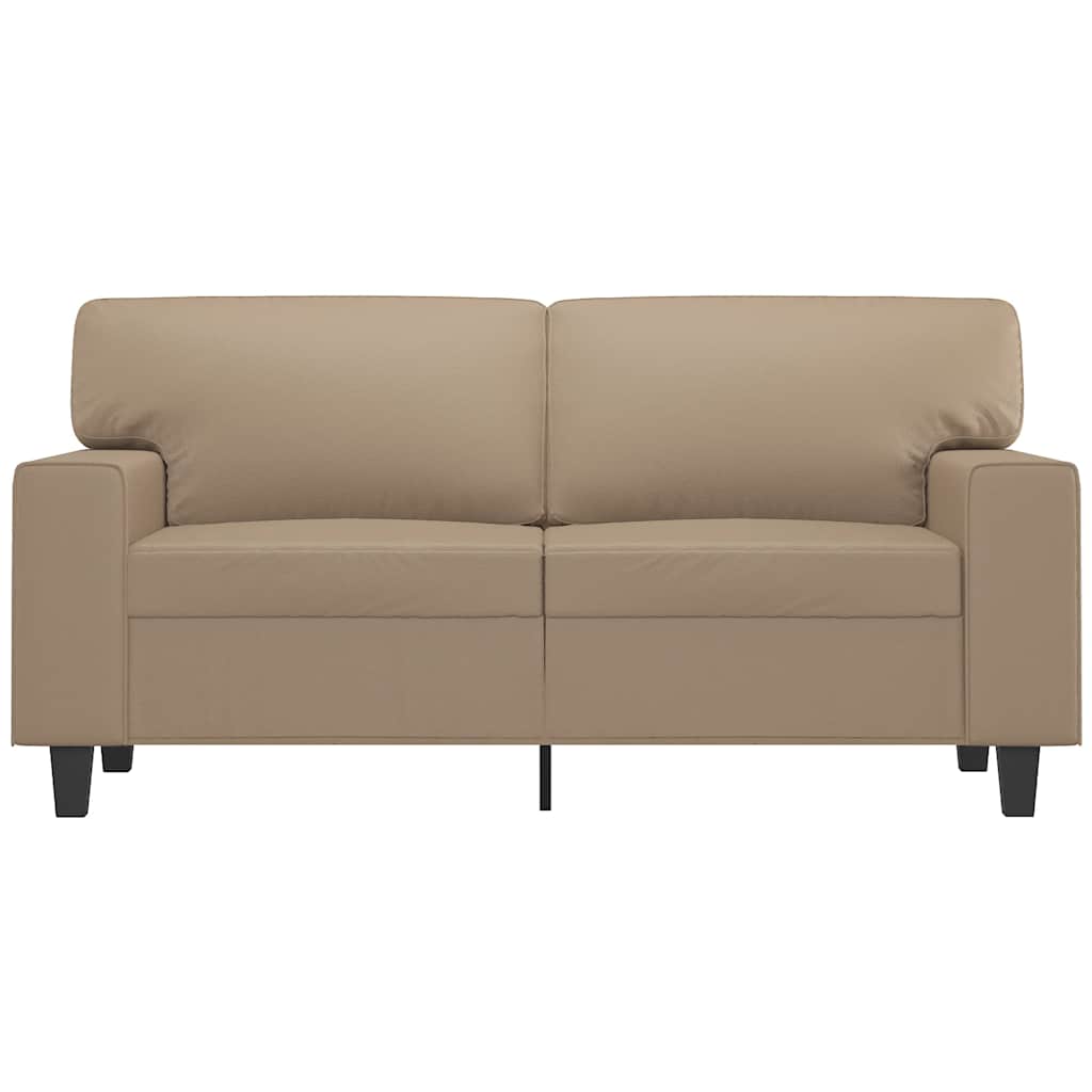 Dvosjed od tkanine boja cappuccina 120 cm od umjetne kože