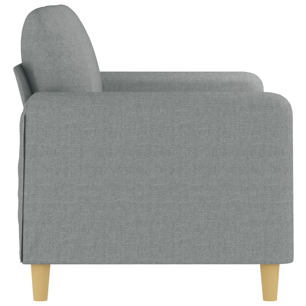 Dvosjed od tkanine svjetlosivi 120 cm