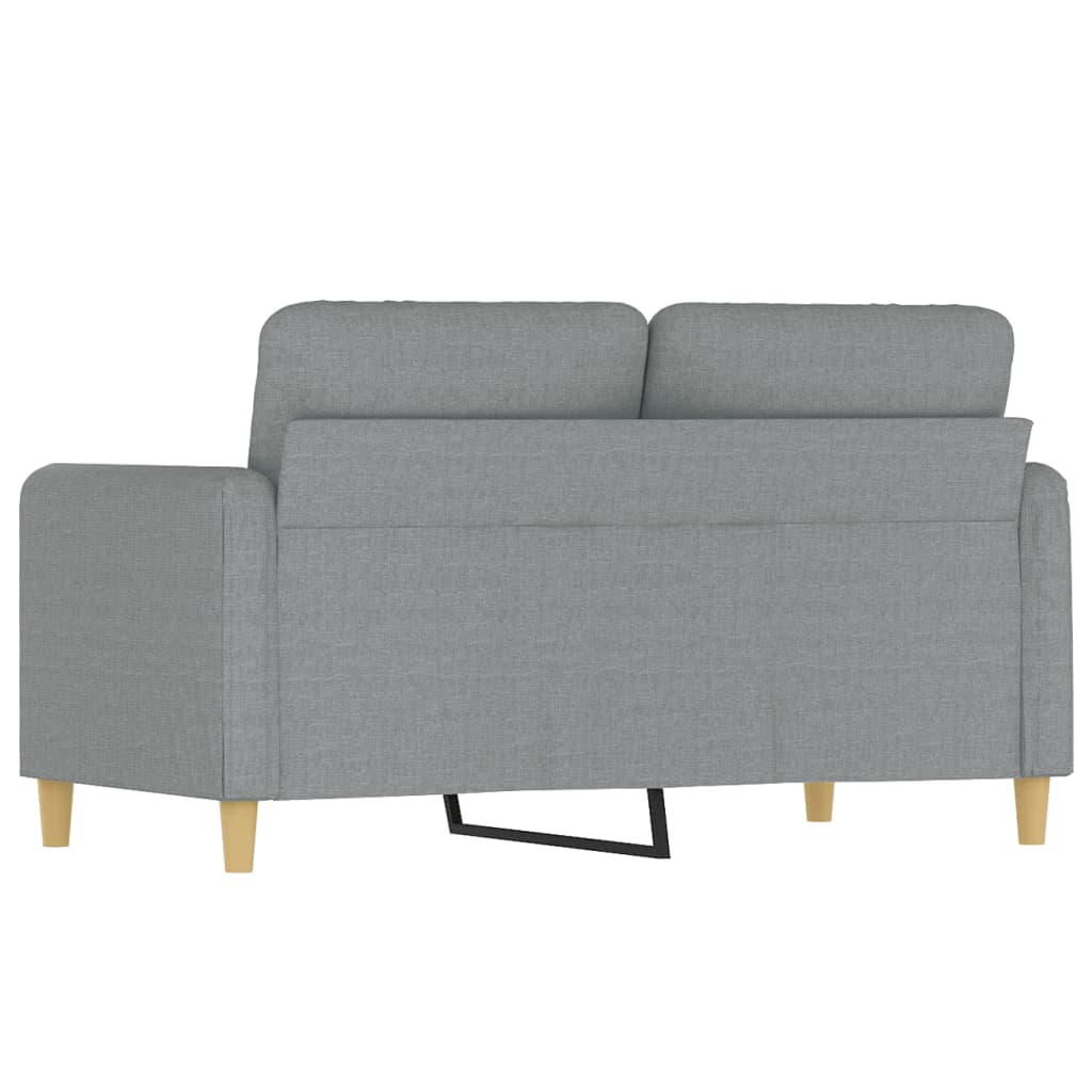 Dvosjed od tkanine svjetlosivi 120 cm