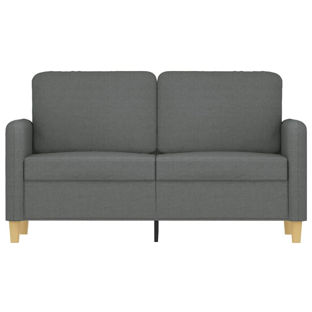 Dvosjed od tkanine tamnosivi 120 cm