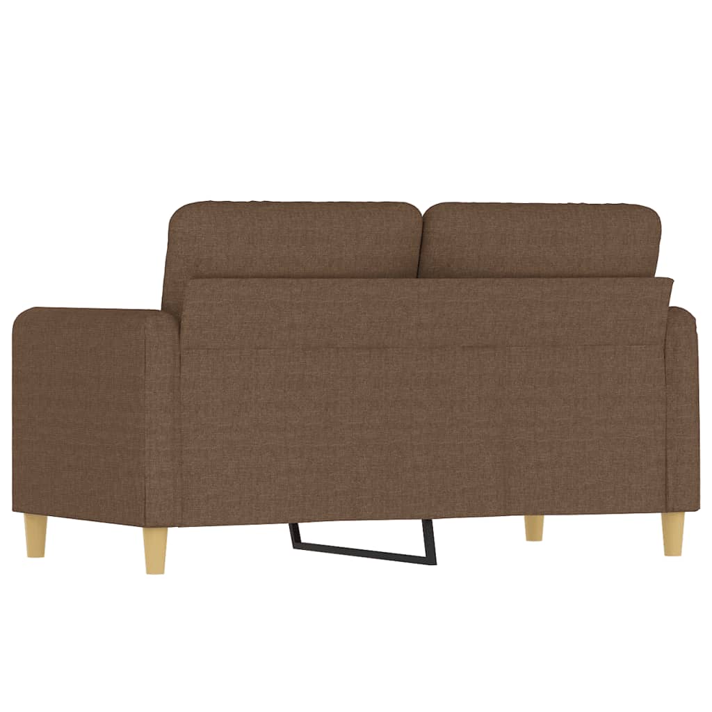 Dvosjed od tkanine smeđi 120 cm