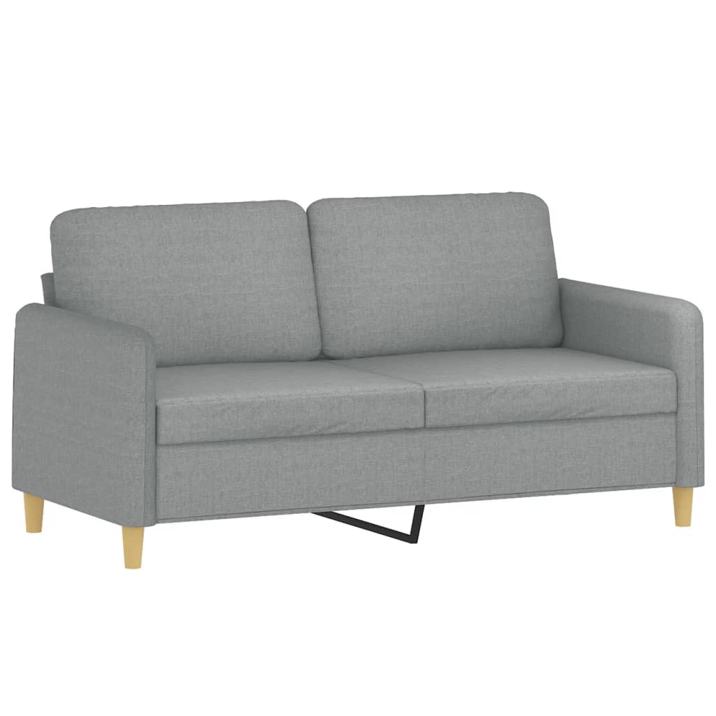 Dvosjed od tkanine svjetlosivi 140 cm