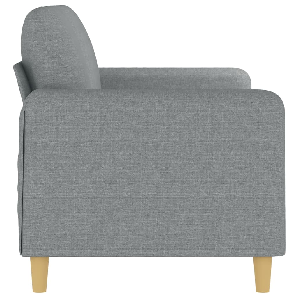Dvosjed od tkanine svjetlosivi 140 cm