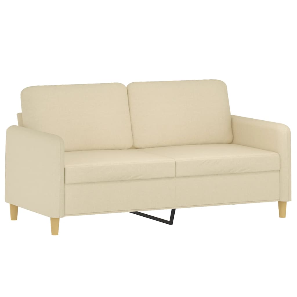 Dvosjed od tkanine krem 140 cm