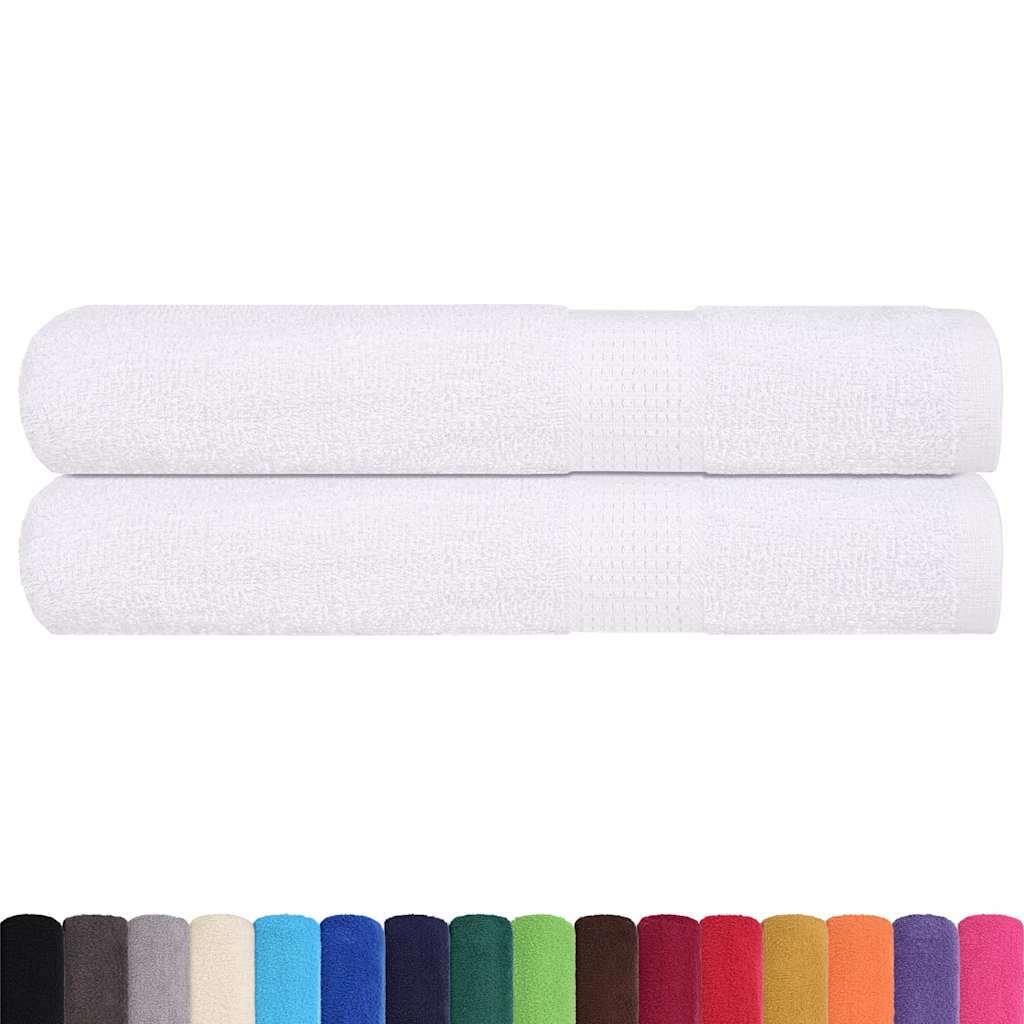 Ručnici FROGN 2 kom bijeli 100x200 cm 360 g/m²