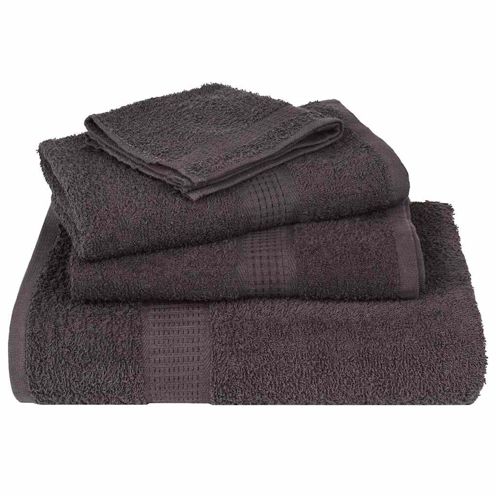 Ručnici za pranje FROGN 50 kom antracit 30x30 cm 360 g/m²