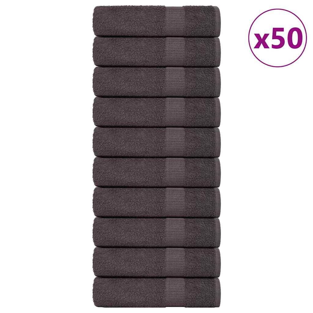Ručnici za ruke FROGN 50 kom antracit 50x100 cm 360 g/m²