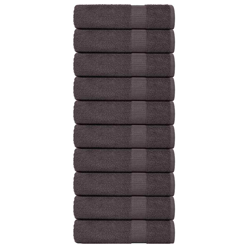 Ručnici za kupanje FROGN 10 kom antracit 100x150 cm 360 g/m²