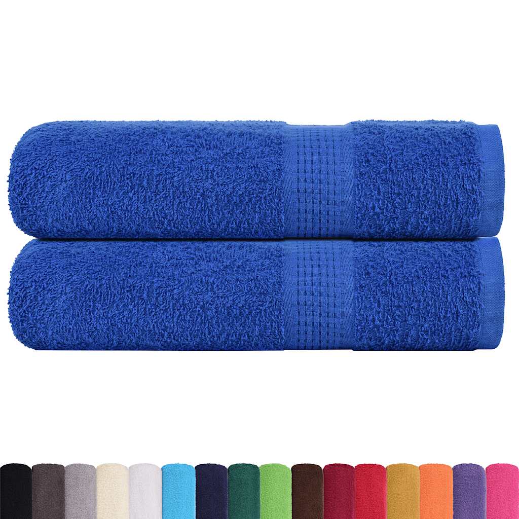 Ručnici za tuširanje FROGN 2 kom. Plavi 70x140 cm 360 g/m²