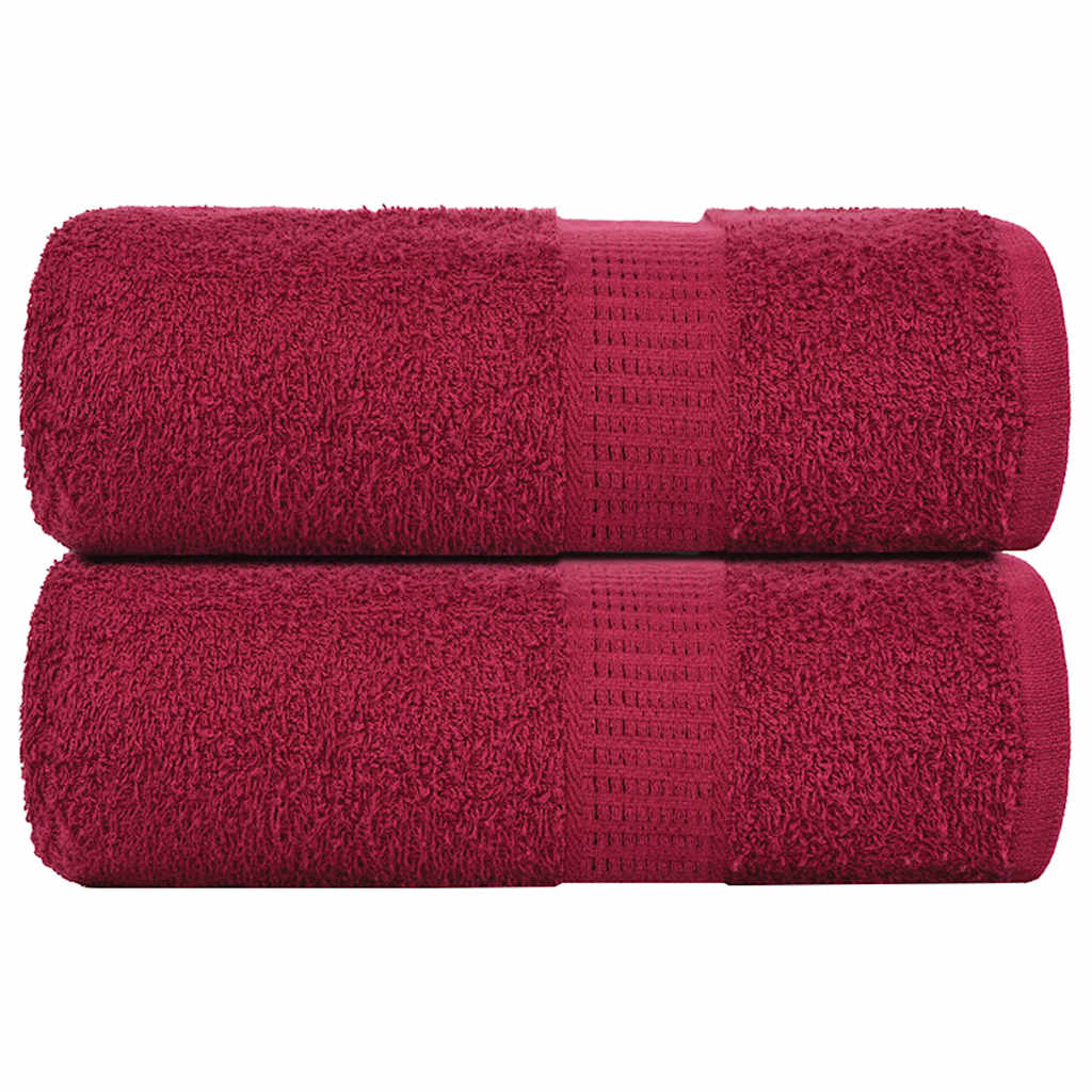 Ručnici za pranje FROGN 2 kom. Bordo 30x30 cm 360 g/m²