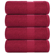 Ručnici za pranje FROGN 4 kom. Bordo 30x30 cm 360 g/m²